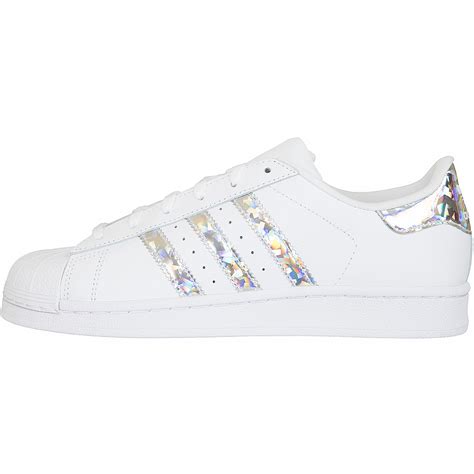 adidas superstar damen weiß glitzer|adidas Women's Superstar Sneaker, White/White/White, 9.